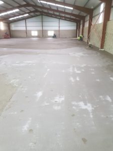 concrete floor