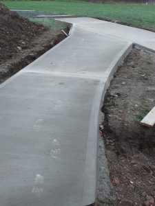 concrete path