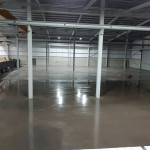 Polished concrete workshop floor in Cookstown