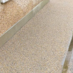 Finished textured concrete pathway Cookstown