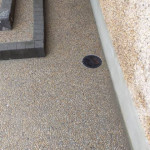 Concrete surface being polished