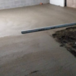 Smooth concrete floor finish in Cookstown warehouse