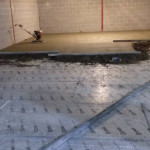 Finished garage floor with smooth concrete finish Cookstown