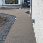 Outdoor concrete pathway installed by DMG Flooring