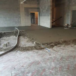Newly laid flooring for a warehouse in Cookstown