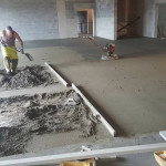 Site prep for concrete flooring project, Cookstown