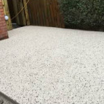 Textured driveway completed project
